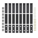 Westin Grate Steps Running Boards 86 in - Textured Black