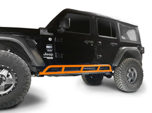 Steinjäger Armor Wrangler JL 2018 to Present Rock Sliders 4 Door JLU Fluorescent Orange