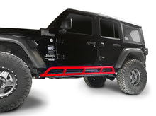 Steinjäger Armor Wrangler JL 2018 to Present Rock Sliders 4 Door JLU Red Baron