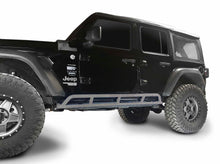 Steinjäger Armor Wrangler JL 2018 to Present Rock Sliders 4 Door JLU Gray Hammertone