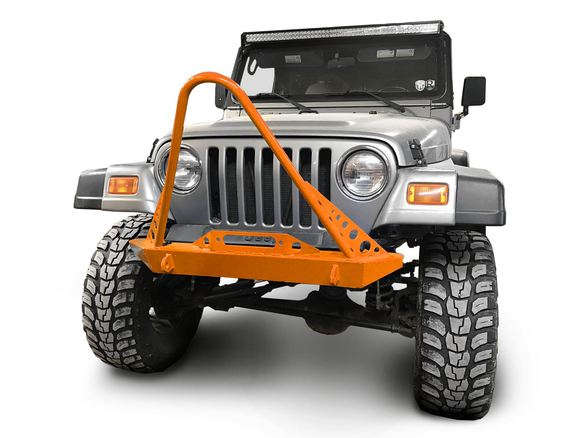 Steinjäger Bumpers Wrangler TJ 1997-2002 Stinger Fluorescent Orange