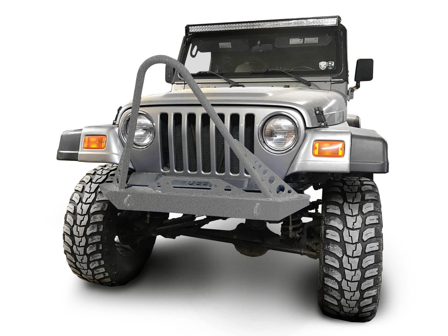 Steinjäger Bumpers Wrangler TJ 1997-2002 Stinger Gray Hammertone