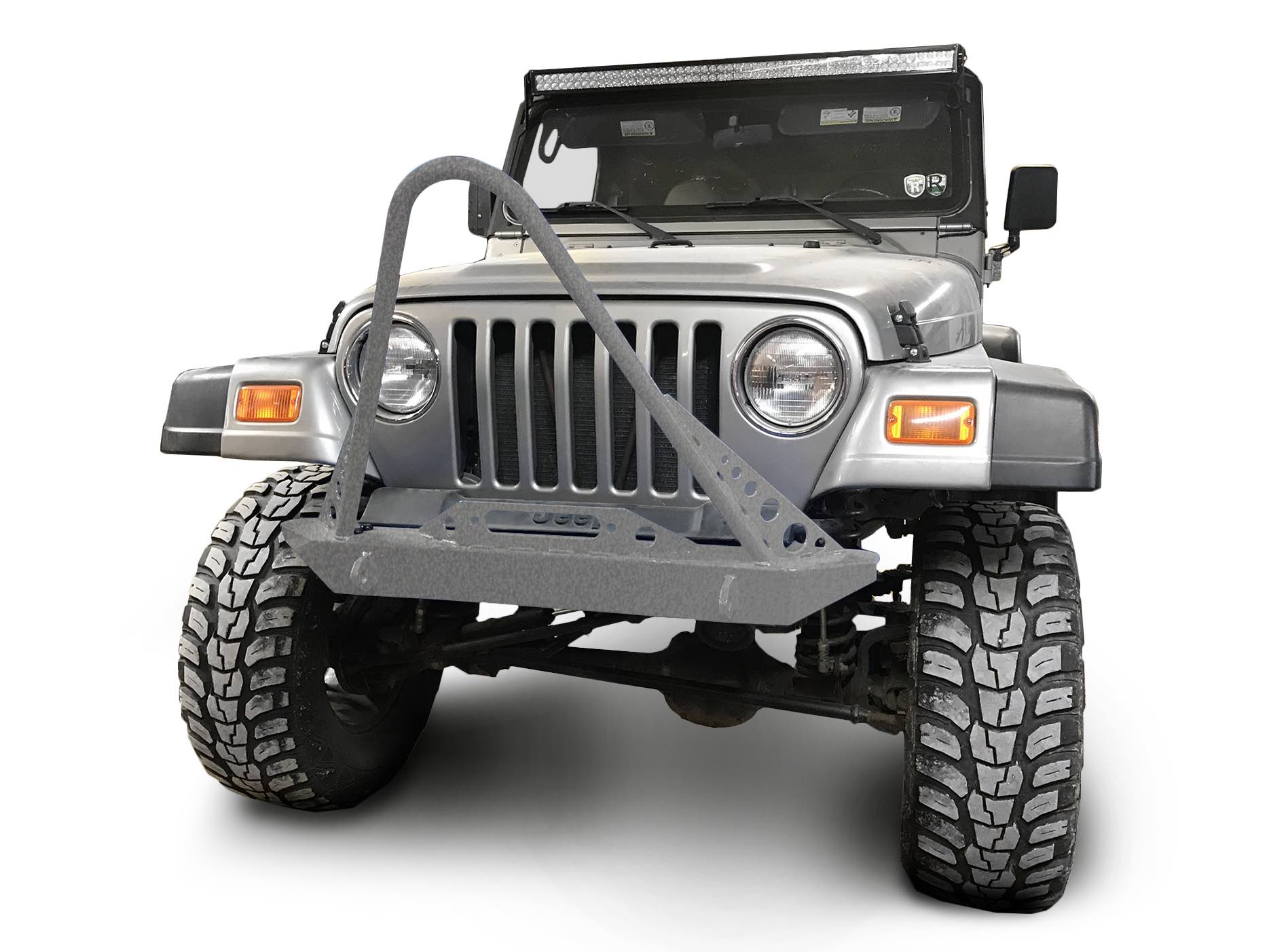 Steinjäger Bumpers Wrangler TJ 1997-2002 Stinger Gray Hammertone