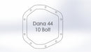aFe 97-18 Jeep Wrangler TJ/JK Dana 44 Street Series Differential Cover w/ Machined Fins - Raw