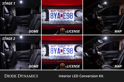 Diode Dynamics 05-21 Nissan Frontier Interior LED Kit Cool White Stage 2