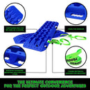 Rhino USA Recovery Traction Boards - Blue (Pair)