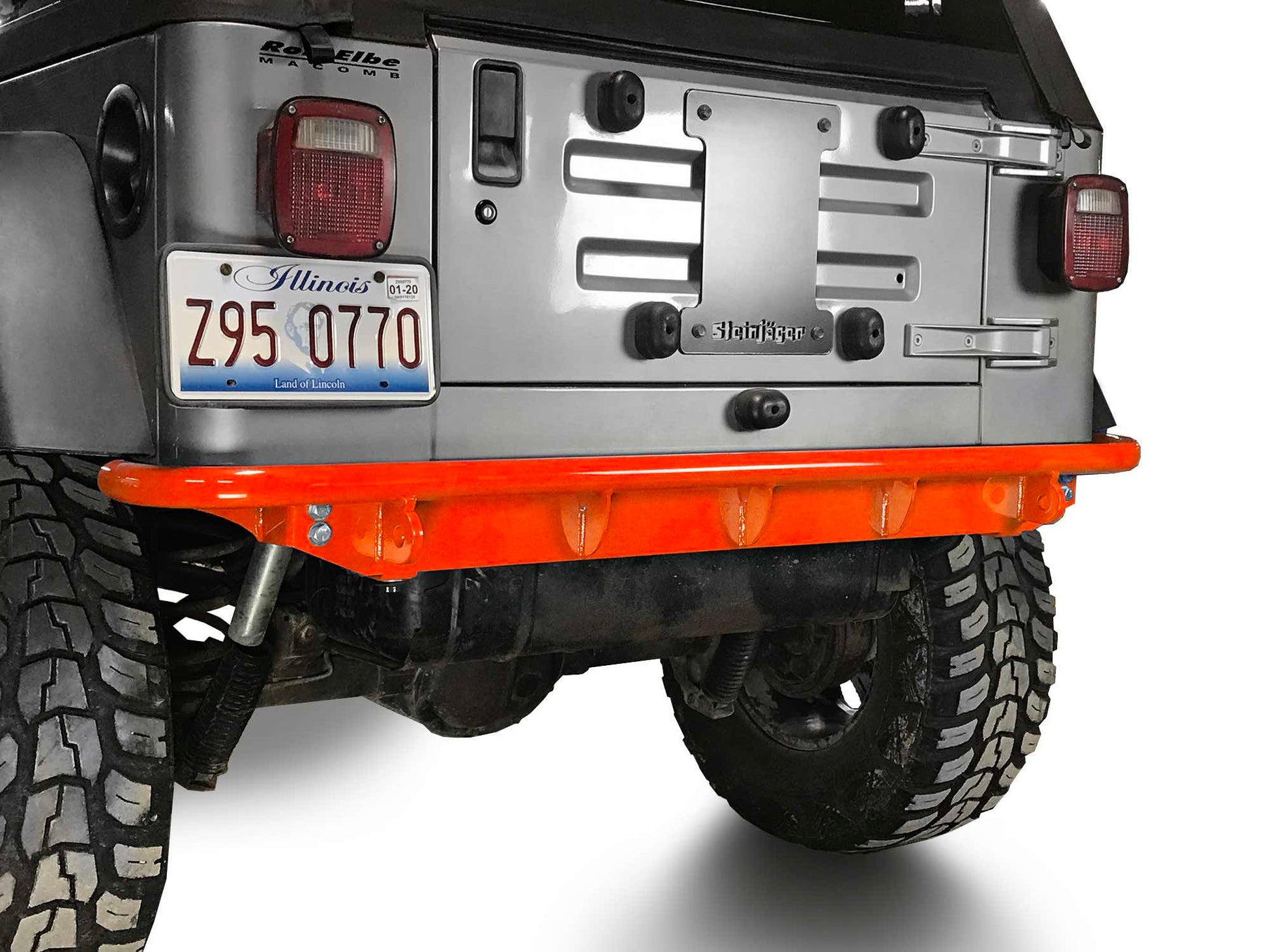 Steinjäger Bumpers Wrangler TJ 1997-2006 Rear Fluorescent Orange