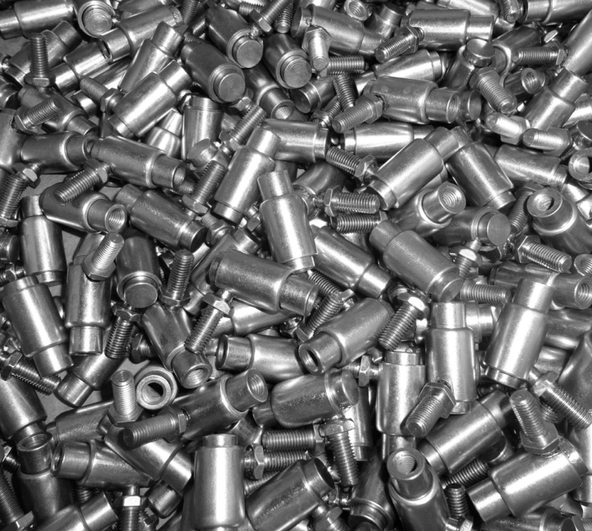 Cable Ball Joints - Quick Disconnect Plated Steel - 1/4-28 - 150 Pack