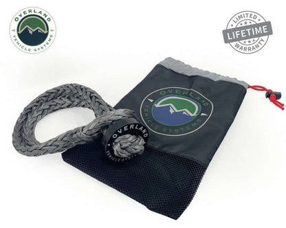 Overland Vehicle Systems Soft Shackle 7/16" 41,000 lb. With Collar - 22" With Storage Bag