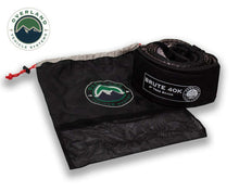 Overland Vehicle Systems Tow Strap 40,000 lb. 4" x 8' Gray With Black Ends & Storage Bag