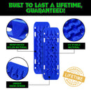 Rhino USA Recovery Traction Boards - Blue (Pair)