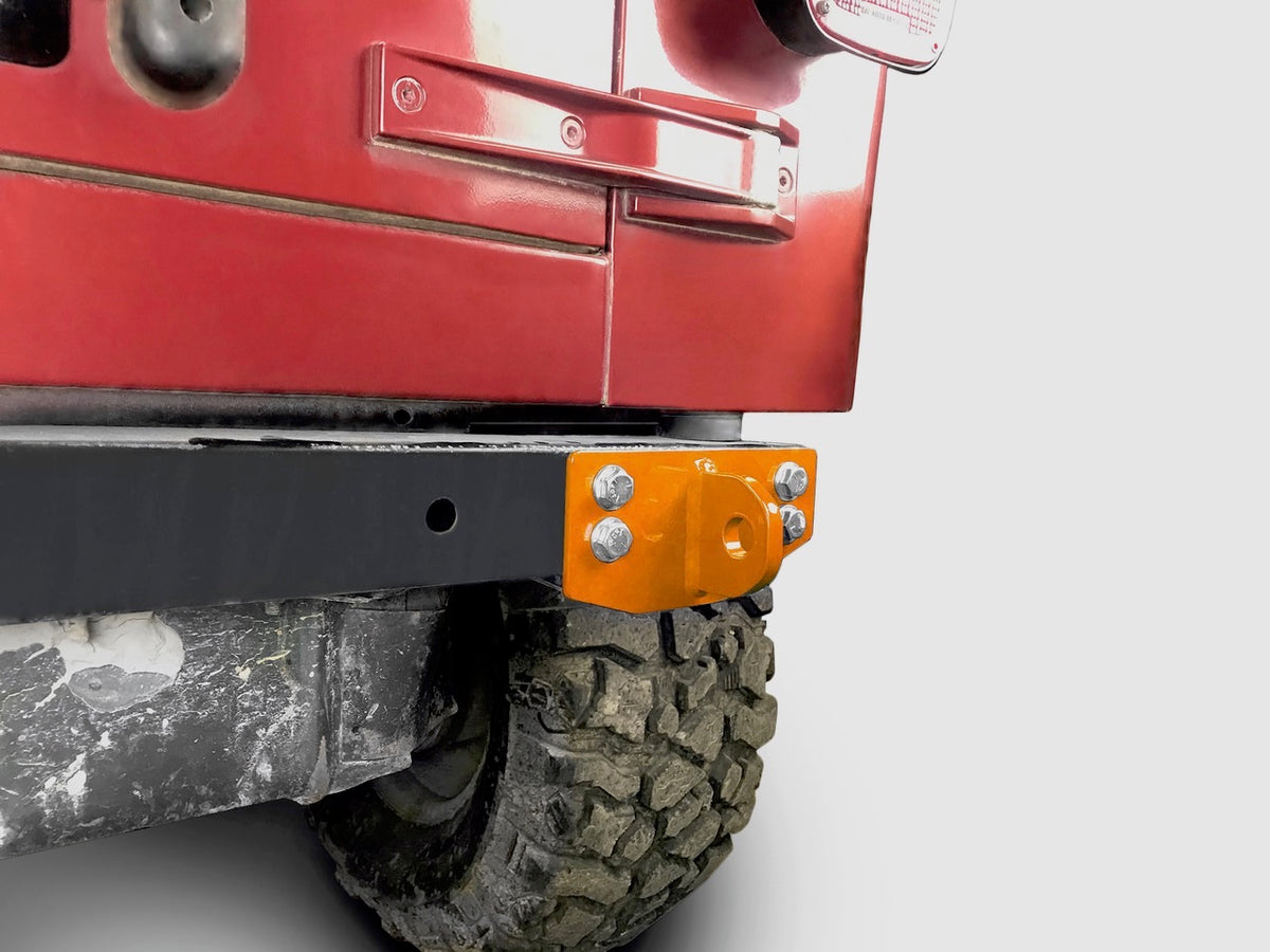 Steinjäger Recovery and Towing Wrangler TJ 1997-2006 D-Ring Mounting Brackets Fluorescent Orange