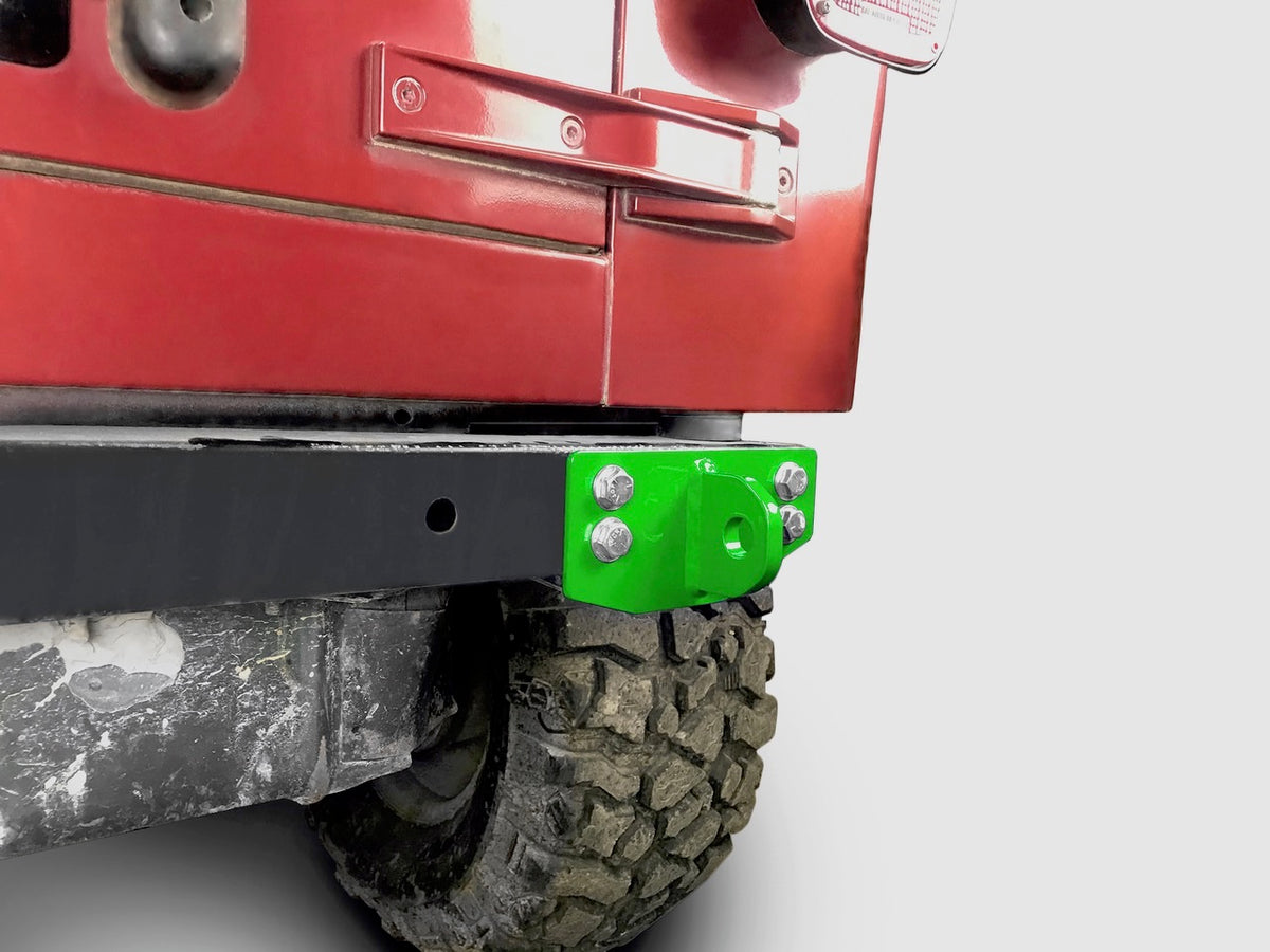 Steinjäger Recovery and Towing Wrangler TJ 1997-2006 D-Ring Mounting Brackets Neon Green