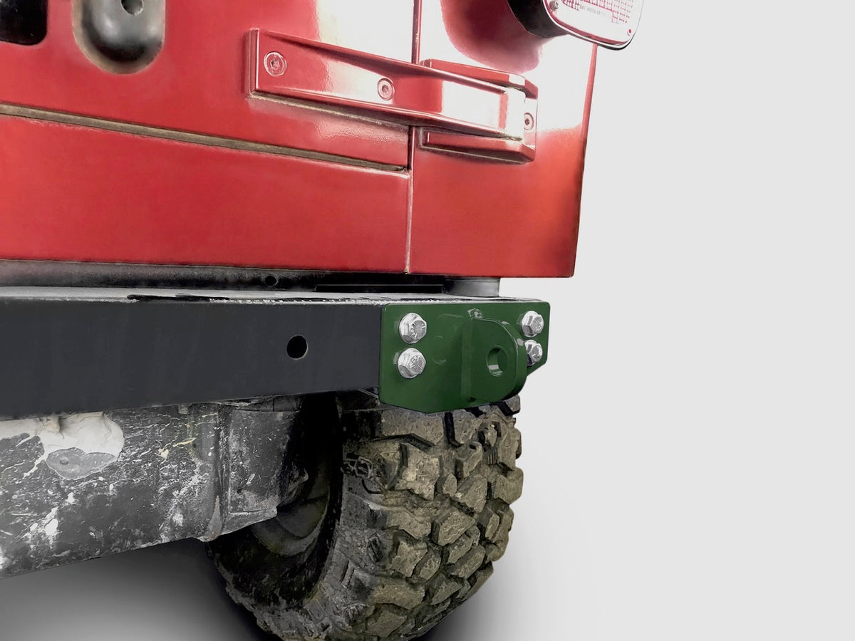 Steinjäger Recovery and Towing Wrangler TJ 1997-2006 D-Ring Mounting Brackets Locas Green
