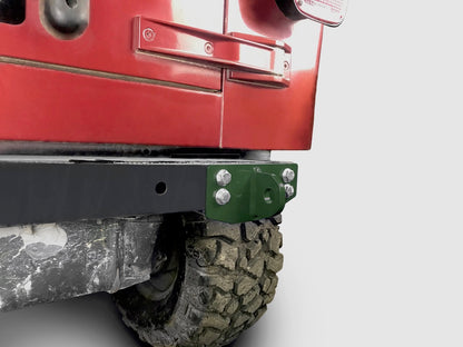 Steinjäger Recovery and Towing Wrangler TJ 1997-2006 D-Ring Mounting Brackets Locas Green