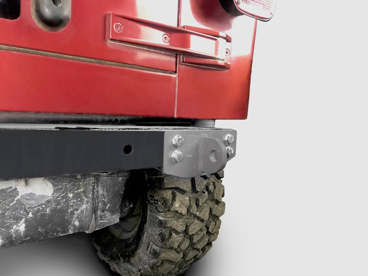 Steinjäger Recovery and Towing Wrangler TJ 1997-2006 D-Ring Mounting Brackets Gray Hammertone