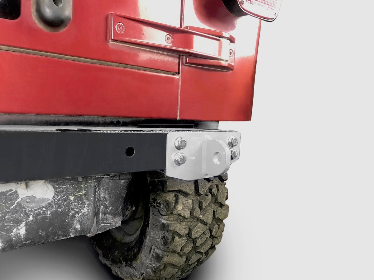 Steinjäger Recovery and Towing Wrangler TJ 1997-2006 D-Ring Mounting Brackets Cloud White