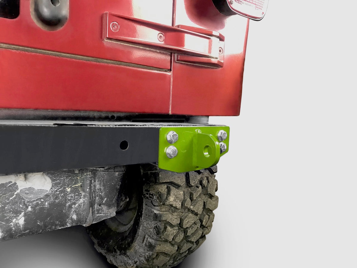 Steinjäger Recovery and Towing Wrangler TJ 1997-2006 D-Ring Mounting Brackets Gecko Green