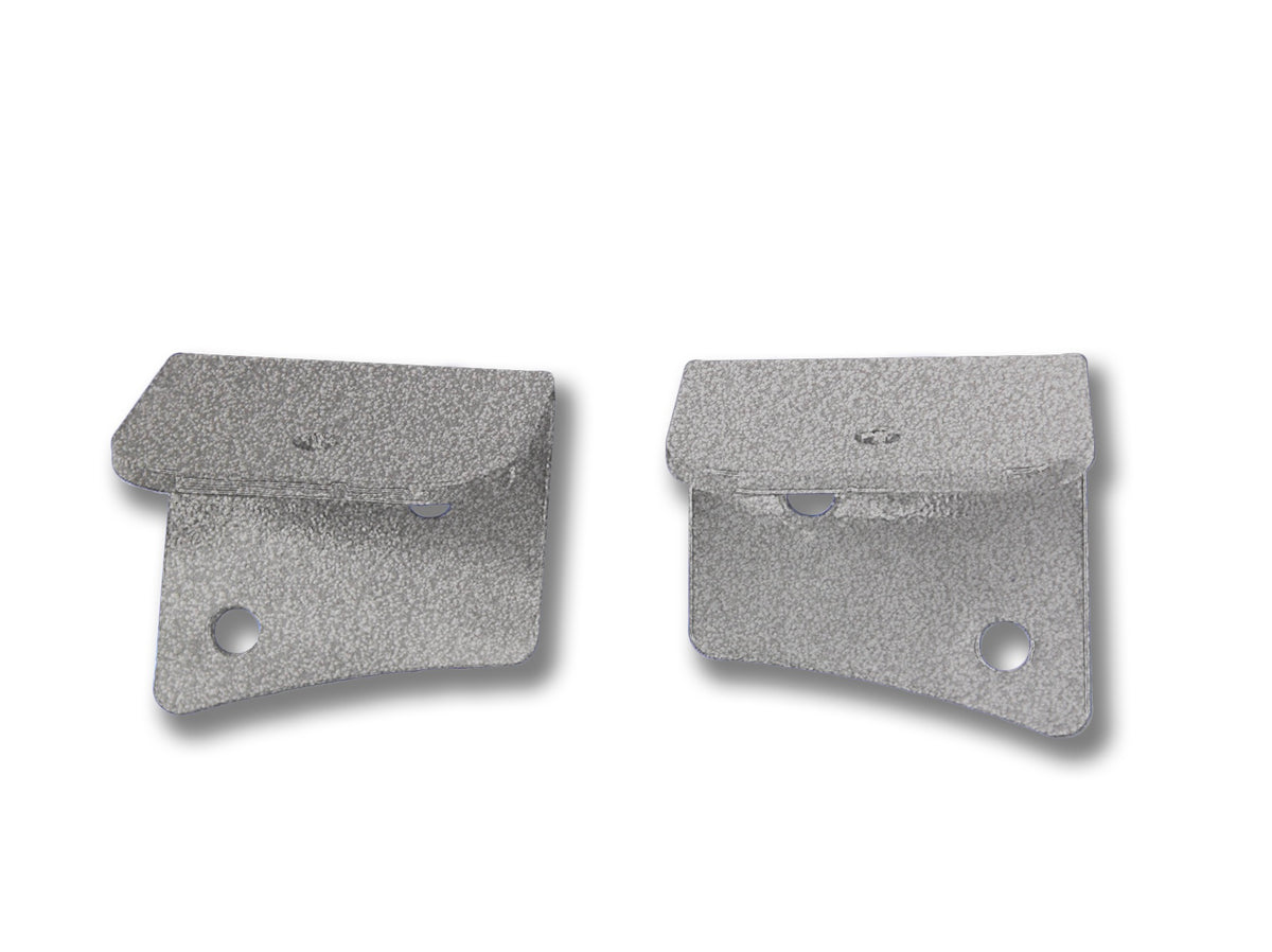 Steinjäger Exterior Accessories Wrangler TJ 1997-2006 Light Mounts Lower Windshield Gray Hammertone