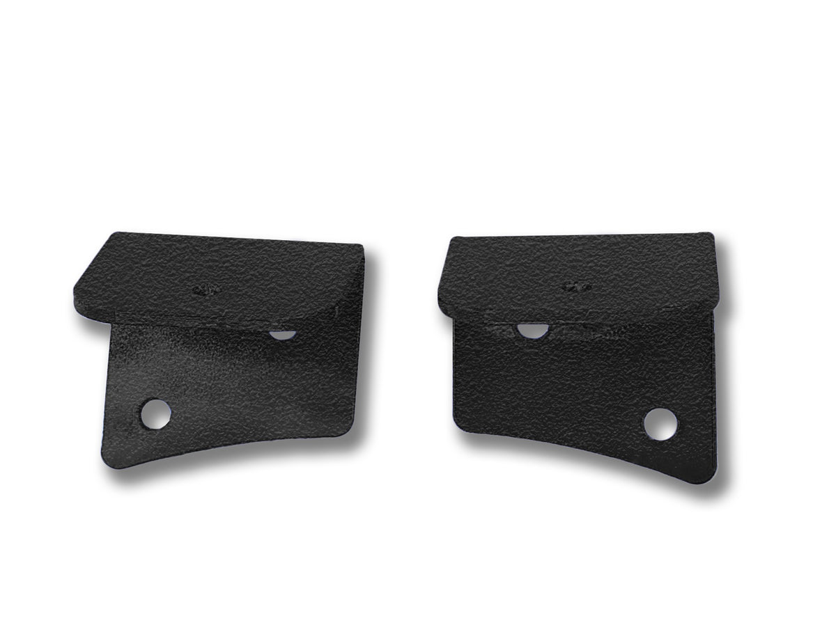 Steinjäger Exterior Accessories Wrangler TJ 1997-2006 Light Mounts Lower Windshield Texturized Black