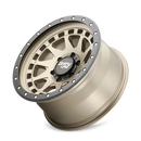Dirty Life 9311 Enigma Pro 17x9/5x127 BP/-12mm Offset/71.5mm Hub Satin Gold Wheel - Beadlock