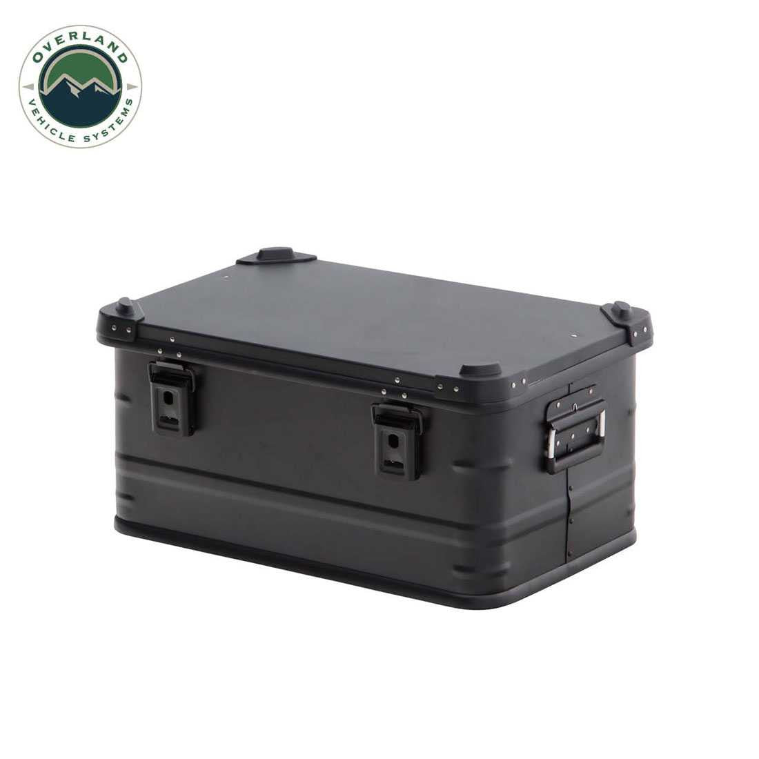 Overland Vehicle Systems Aluminum Storage Box 53QT - Black