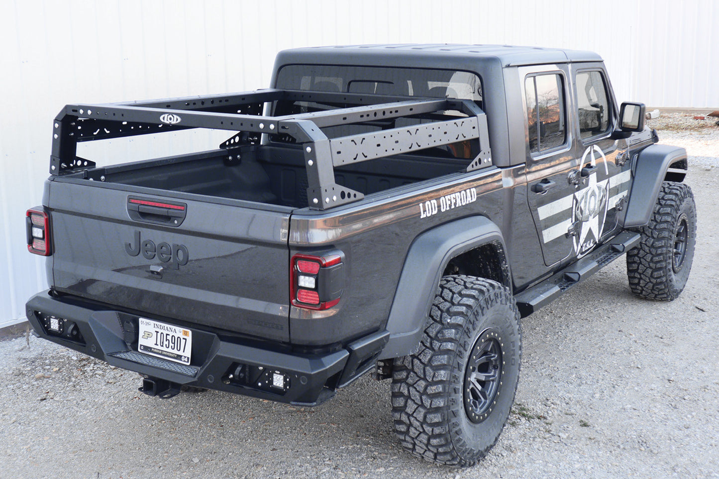 LOD OFFROAD JT Black Ops Bed Rack