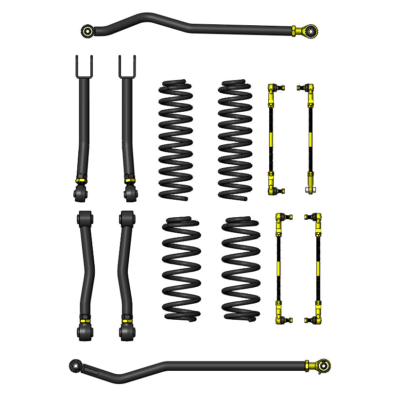 Jeep Wrangler 2.5 Inch Entry Level Lift Kit 2DR 2018+ JL Clayton Off Road