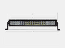 22 Inch Dual Row 5D Optic OSRAM LED Bar Combo Cali Raised LED
