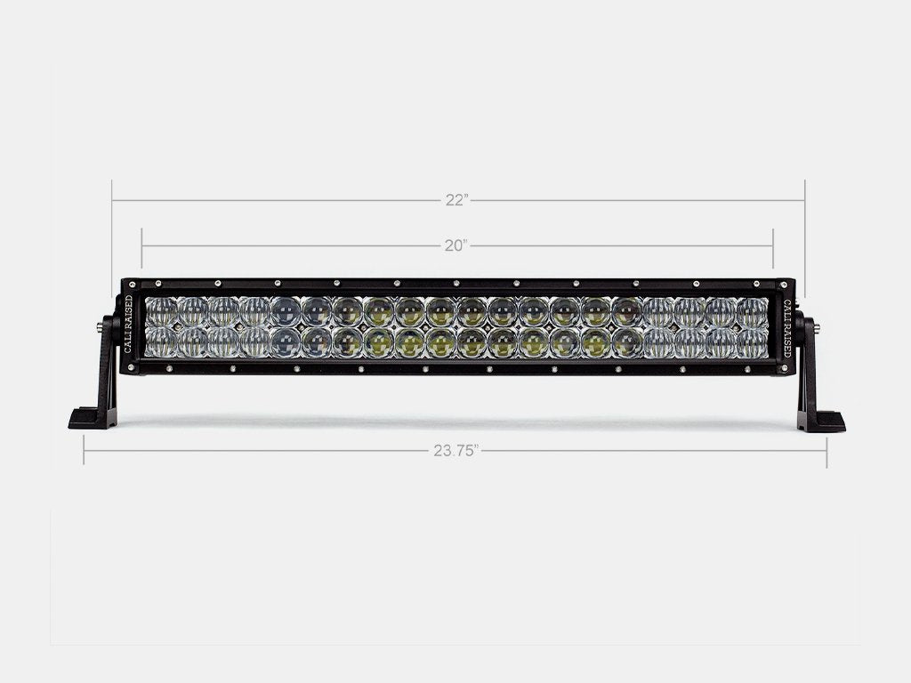 22 Inch Spot Dual Row Cali Raised LED