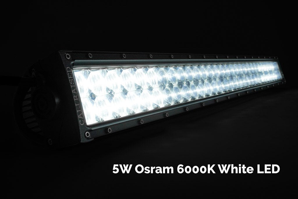 32 Inch Spot Dual Row 5D Optic OSRAM LED Bar Cali Raised LED