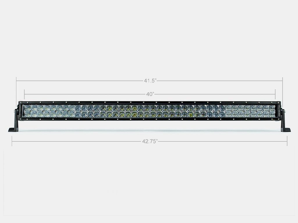 42 Inch Spot Curved Dual Row 5D Optic OSRAM LED Bar Cali Raised LED