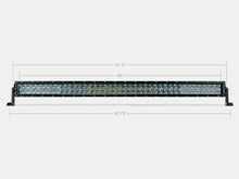 42 Inch Dual Row Straight 5D Optic OSRAM LED Bar Combo Cali Raised LED