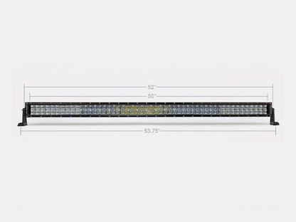 52 Inch Dual Row 5D Optic OSRAM LED Bar Spot Cali Raised LED