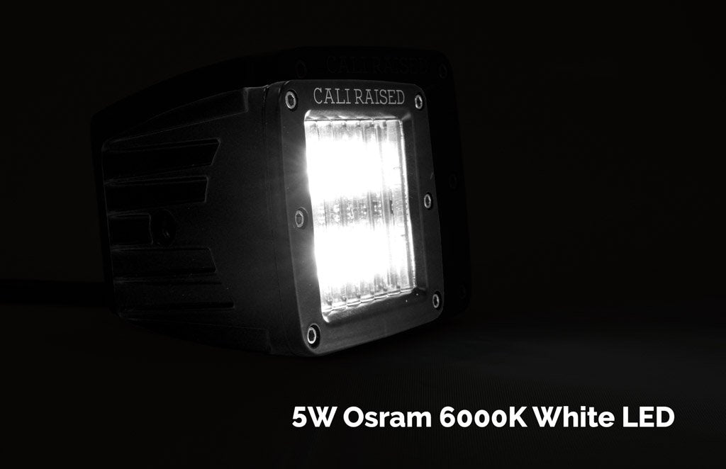 LED Light Pod 3x2 18w Aluminum Housing Cali Raised LED