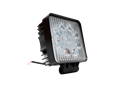 27W Square Work Light 9pcs 3W High Intensity Cree LEDs Cali Raised LED