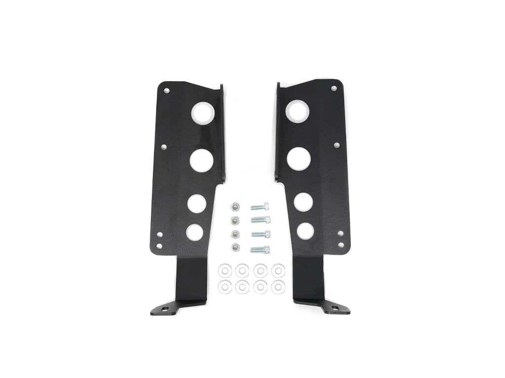 14-21 Tundra 42 Inch Hidden Grille Curved LED Light Bar Mounting Brackets Cali Raised LED