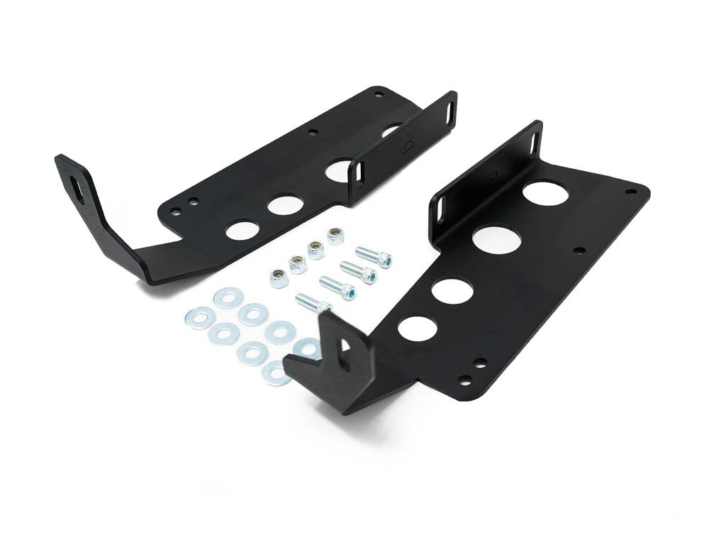 14-21 Tundra 42 Inch Hidden Grille Curved LED Light Bar Mounting Brackets Cali Raised LED