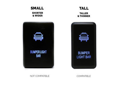 16-21 Tacoma OEM Style 2 Switch Panel Cali Raised LED