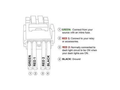 Small Style Toyota OEM Style Ditch Lights Switch Cali Raised LED