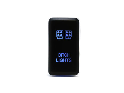 Toyota OEM Style Ditch Lights Switch Blue Cali Raised LED