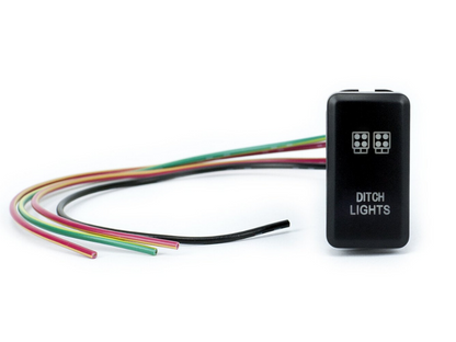 Toyota OEM Style Ditch Lights Switch Blue Cali Raised LED
