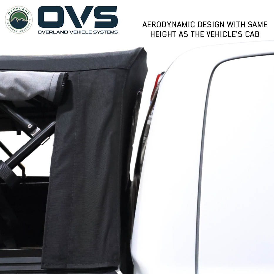 Overland Vehicle Systems Explorer Soft Shell - Black Diamond Canvas and Aluminum Frame 2007-2021 Tundra