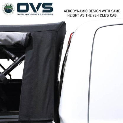 Overland Vehicle Systems Explorer Soft Shell - Black Diamond Canvas and Aluminum Frame 2007-2021 Tundra