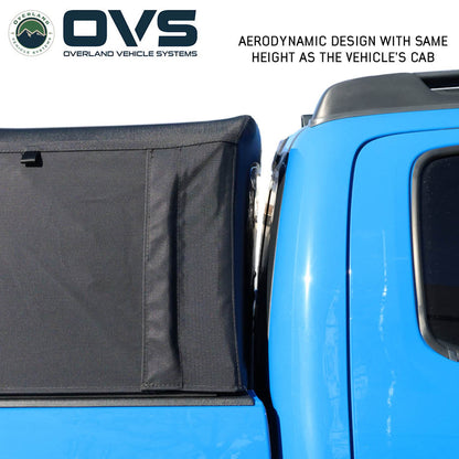 Overland Vehicle Systems Explorer Soft Shell - Black Diamond Canvas and Aluminum Frame 2016-2023 Tacoma