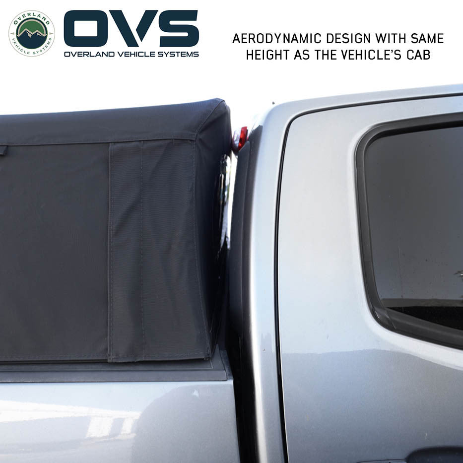 Overland Vehicle Systems Explorer Soft Shell - Black Diamond Canvas and Aluminum Frame 2015-2026 F150