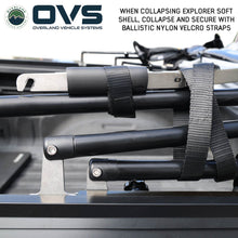 Overland Vehicle Systems Explorer Soft Shell - Black Diamond Canvas and Aluminum Frame 2019-2026 RAM 1500/TRX