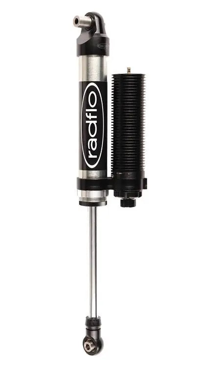 RADFLO OE REPLACEMENT 2.5 REAR JEEP JT FOR 2.5-3″ OF LIFT HEIGHT WITH REMOTE RESERVOIR AND HI/LO COMPRESSION ADJUSTER