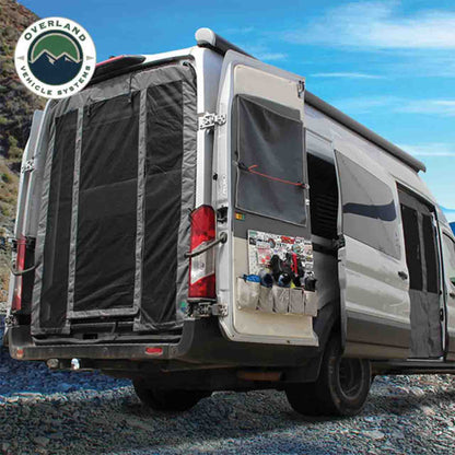 Overland Vehicle Systems Ford Transit Van Side Door and Rear Door Screens, Mid Height