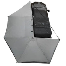 Overland Vehicle Systems HD Nomadic 270 - Awning, Driver Side, Grey Body, Green Trim & Black Travel Cover  - No Brackets, No Hardware, No Accessories